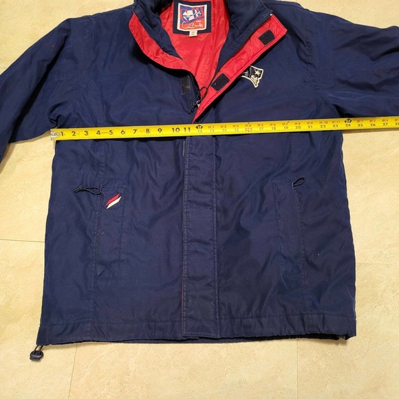 Vintage 90s GIII Carl Banks New England Patriots NFL Football Jacket Mens Sz M - Picture 5 of 11